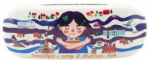 Чехол для очков "Петербург в объятиях Невы"