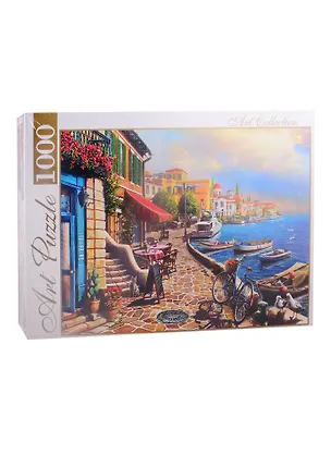 Пазл Морская набережная Artpuzzle Рыжий кот 1000 элементов ХАП1000-4445 2794760