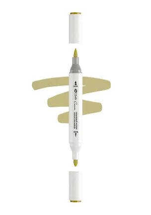 Маркер акриловый "Сонет" умбра жжёная, двусторонний, перо кисть/пуля 3121995