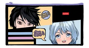 Пенал-косметичка "Аниме", 20.5 х 11 см 2969780