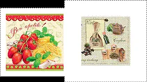 Салфетки для декупажа Bon Apetito/Чай (041) (2 шт) (33х33см) (упаковка)