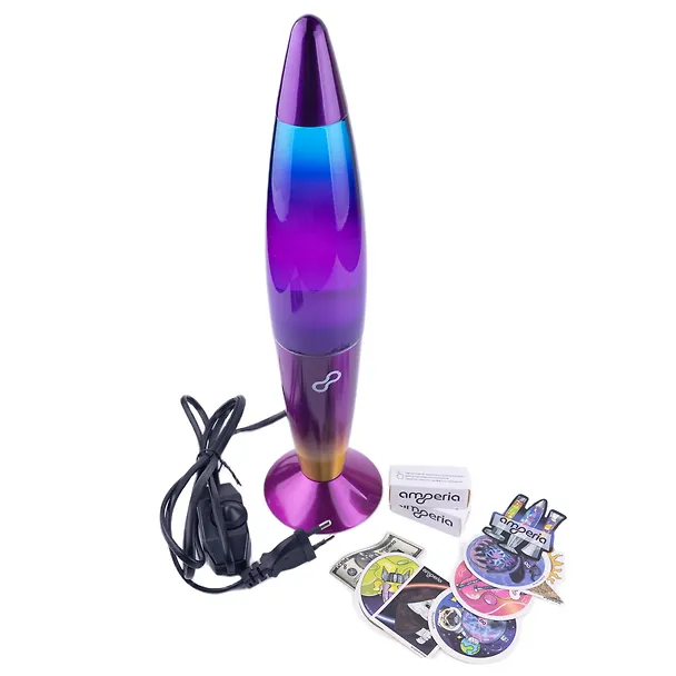 Лава лампа Amperia Rocket Rainbow (35см) (AMP-R-007) 3112418 — 2