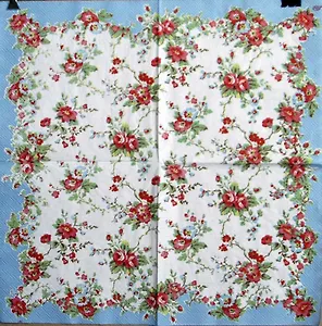 Набор салфеток для декупажа Летние цветы 5 (НСД2080) (2шт) (упаковка)