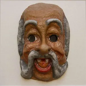 Карнавальная маска Дедушка 22*18*10см