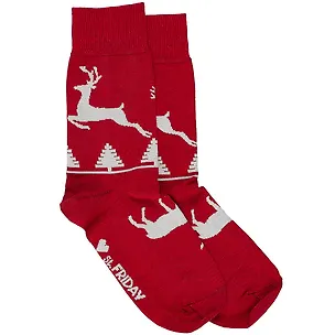 Дизайнерские носки «Олени красные», размер 38–41 2619466