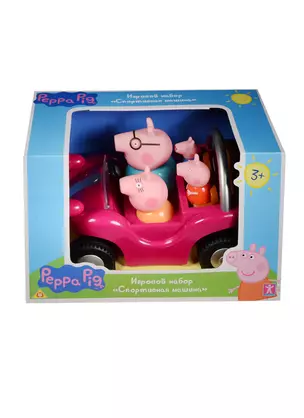 Игровой набор Росмэн т.м. Peppa Pig Спортивная машина — 2520710 — 1