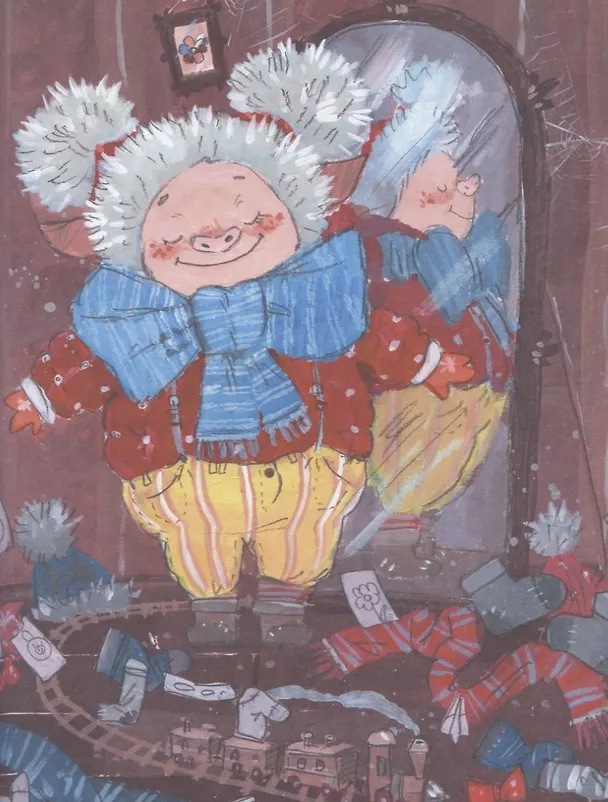 Книга Поросенок Нюка. Однажды зимой (Дмитрий Дмитриев) — 5