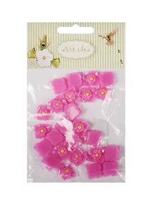 Цветок хризантема (В906) в пакете 25 шт, ярко-розовый (11-08631-69)