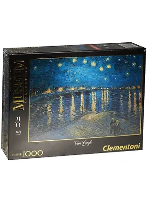Пазл Clementoni Museum 1000 эл. 69*50см. Ван Гог Звёздная ночь над Роной 2560951