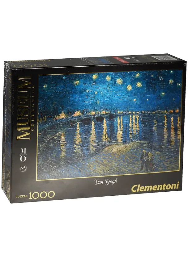 Пазл Clementoni Museum 1000 эл. 69*50см. Ван Гог Звёздная ночь над Роной 2560951 — 1