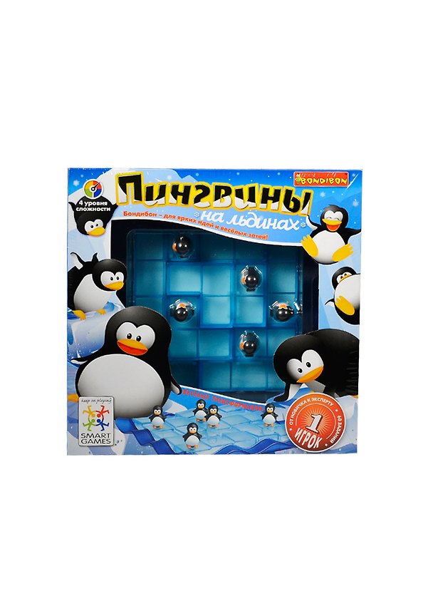 Bondibon/Бондибон Игра настольная логическая Пингвины на льдинах" SG 155 RU BB0851" 2391099 — 1