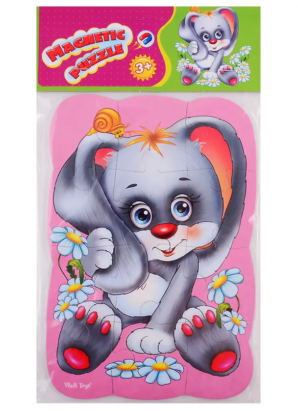 Пазлы на магните Vladi Toys Зайка 2789733 — 1