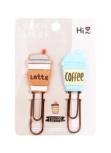 Набор Скрепки-закладки Кофе (2 шт)