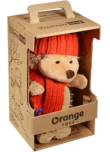 Игрушка мягкая, Orange Toys, Ёжик Колюнчик в красной шапке 20см OS604/20