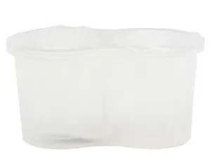 Стакан-непроливайка двойной прозрачн.