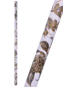 Бумага упаковочная 70*100см "Цветы" суперглад., инд.уп., ассорт