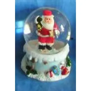 Новогодняя декоративная фигурка со стеклянным шаром 4.8X4.5X6см (31759) 2380716