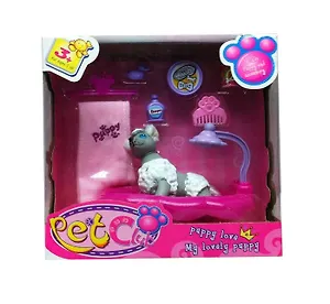 Игровой Набор Клуб Забав. Животн. S2 Ванная с Мишель (CL2042ABCD2) (3+) (коробка)