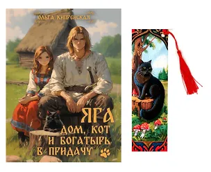 Книга Яга. Дом, кот и богатырь в придачу + закладка (Ольга Кипренская)