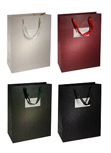 Пакет подарочный бумажный А3 32*42*11.5 "Botany", нейтр., мат. ламинат, Kairui