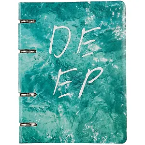 Тетрадь на кольцах в клетку Listoff, Deep inside, 80 листов