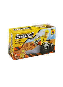 Конструктор пластмасс. Строители Мини бульдозер (29201) (60дет.) (AUSINI) (6+) (коробка)