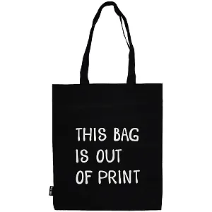 Сумка-шоппер This bag is out of print черная, текстиль 40см.*32см.