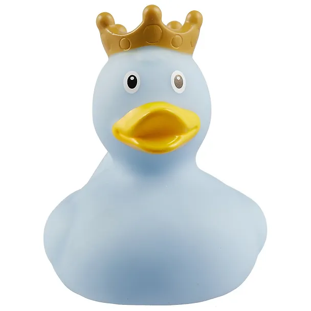 Игрушка для ванной, уточка резиновая FUNNY DUCKS "Уточка в короне голубая" (1927) 2530533 — 2