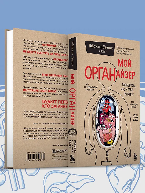 Книга Мой ОРГАНайзер. Разберись, что у тебя внутри: на что злится сердце, кого ненавидят нервы и что не переваривает кишечник (Габриэль Уэстон) — 15