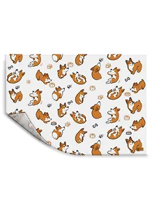 Клеенка для уроков труда "Корги", 50 х 70 см