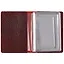 Обложка для автодокументов, вишня, натуральная кожа — 253729 — 2