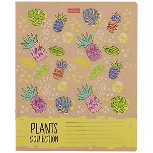 Тетрадь в клетку Hatber, "Ботаника", 18 листов, в ассортименте 260283