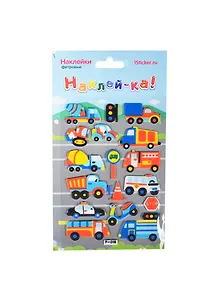 Наклейка декоративная фетровая 1 Транспорт 2 (100х190) (Наклей-ка) (упаковка)