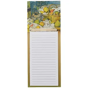 Блок для записей с карандашом 100*280 40л "Натюрморт" на магните, инд.уп. 2897775