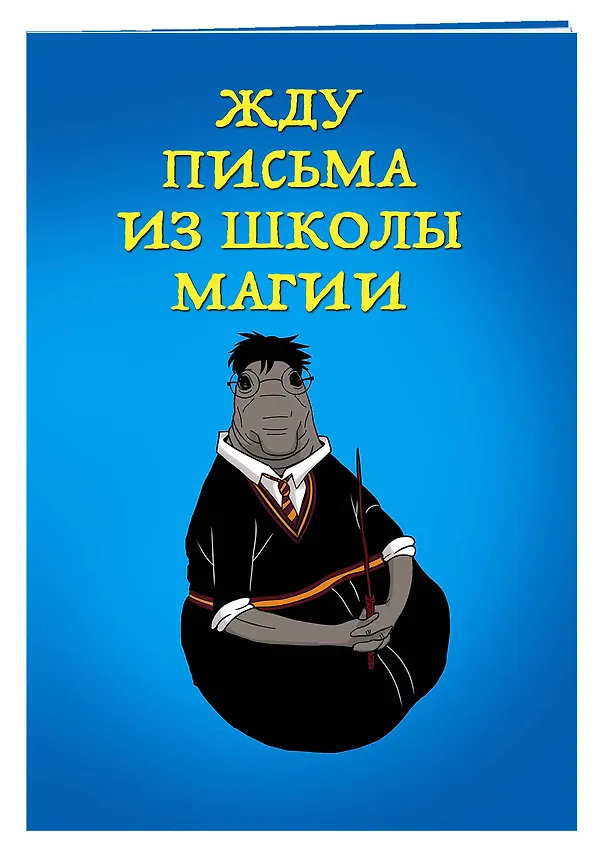 Жду письма из школы магии(блокнот A5, 64 стр. в мяг.обл.в лин.) 338576 — 2