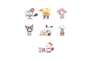 Фигурка Аниме Sanrio Family Roller Skating Restaurant series Blind Box (1шт) (6936785435697) (TPT13)