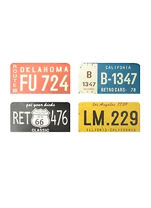 Записная книжка А6+ 24л лин. 90*170мм "Номерные знаки" карт.обл., мат.лам., выб.лак, сшивка, ассорти, Languo