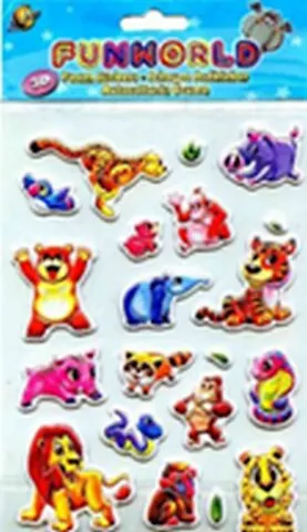 Наклейки детские Groove Sticker мягкий пластик с тиснением (в ассорт.) (Ле Флэш) 2298965 — 1