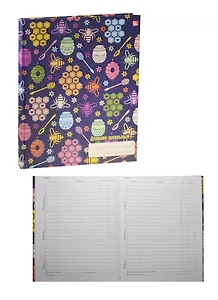 Дневник для ср. и ст.кл. "Разноцветные пчелки (орнамент)" 7БЦ, мат.ламин., выб.лак, блестки, Unnika