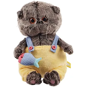 Игрушка мягкая Budi Basa, Басик BABY в меховом комбинезоне 2775357