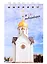 Блокнот А7 60л кл. "Новосибирск. Часовня Николая Чудотворца" спираль, УФ лак — 2940126 — 1