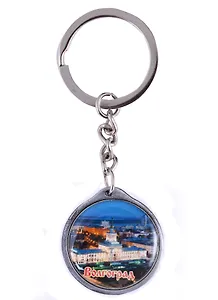 ГС Брелок Волгоград Достопримечательности города с заливкой смола вид 4 (металл)