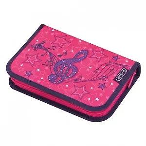 Пенал Herlitz 31 предмет, Melody Clef, 20,3*3,5*14см