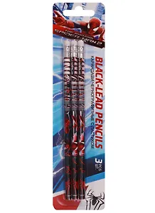 Карандаши ч/гр 3шт HB c ластиком "Amazing Spider-man 2"