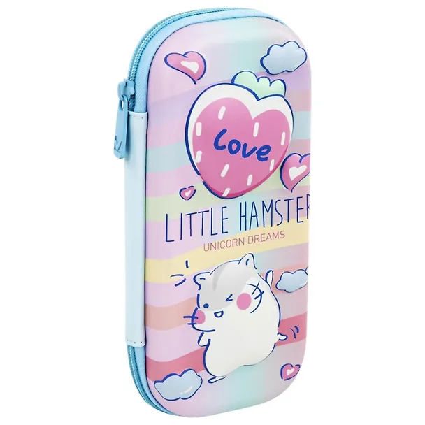 Пенал 3D "Humster", откидная планка,  22 х 10 х 5 см 2981781 — 1