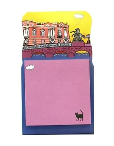 Блок бумаги 70*70мм самоклеящийся "Аничков мост "