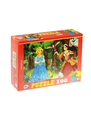Пазлы 100 А5 Волшебные сказки (ассорти) (Пз100_1492) (165х230мм) (5+) (Hatber) (коробка) 2497133
