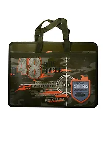 Папка для тетрадей А4 "Военный стиль" на молнии с 3-х сторон, Феникс