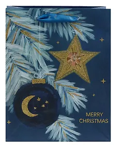 Пакет А5 23*18*10 "Зимнее чудо" Новый год, бум.мат