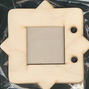 Заготовка для скрапбукинга альбом Фоторамка ромб (13811) (3 листа) (150х150) 2367846